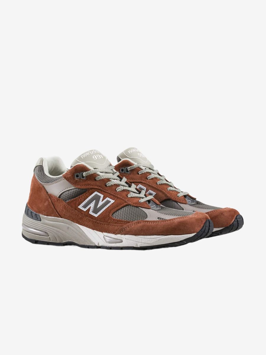 NEW BALANCE — Кроссовки M991 Orange/Sequoia Falcon