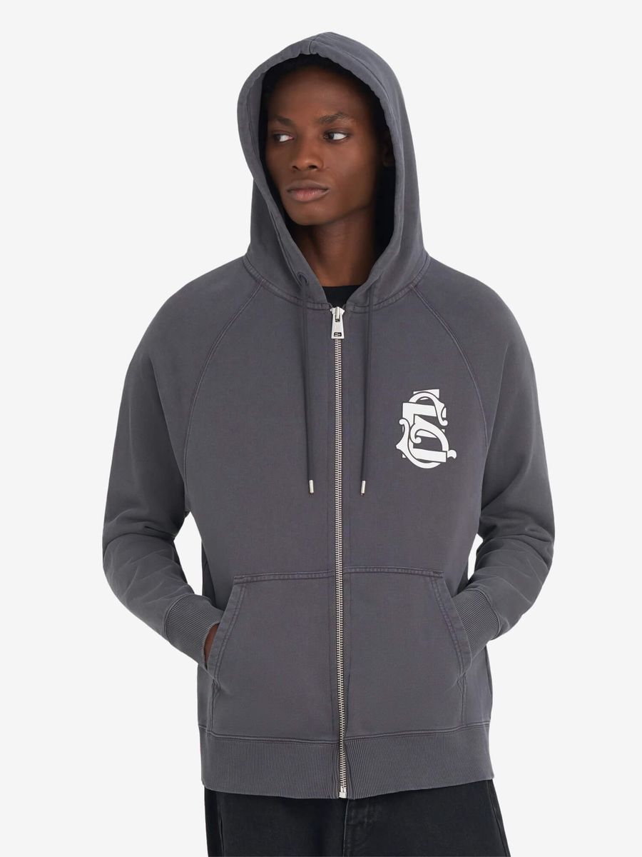 ÉTUDES STUDIO — Худи Loose Zip Emblem Shale