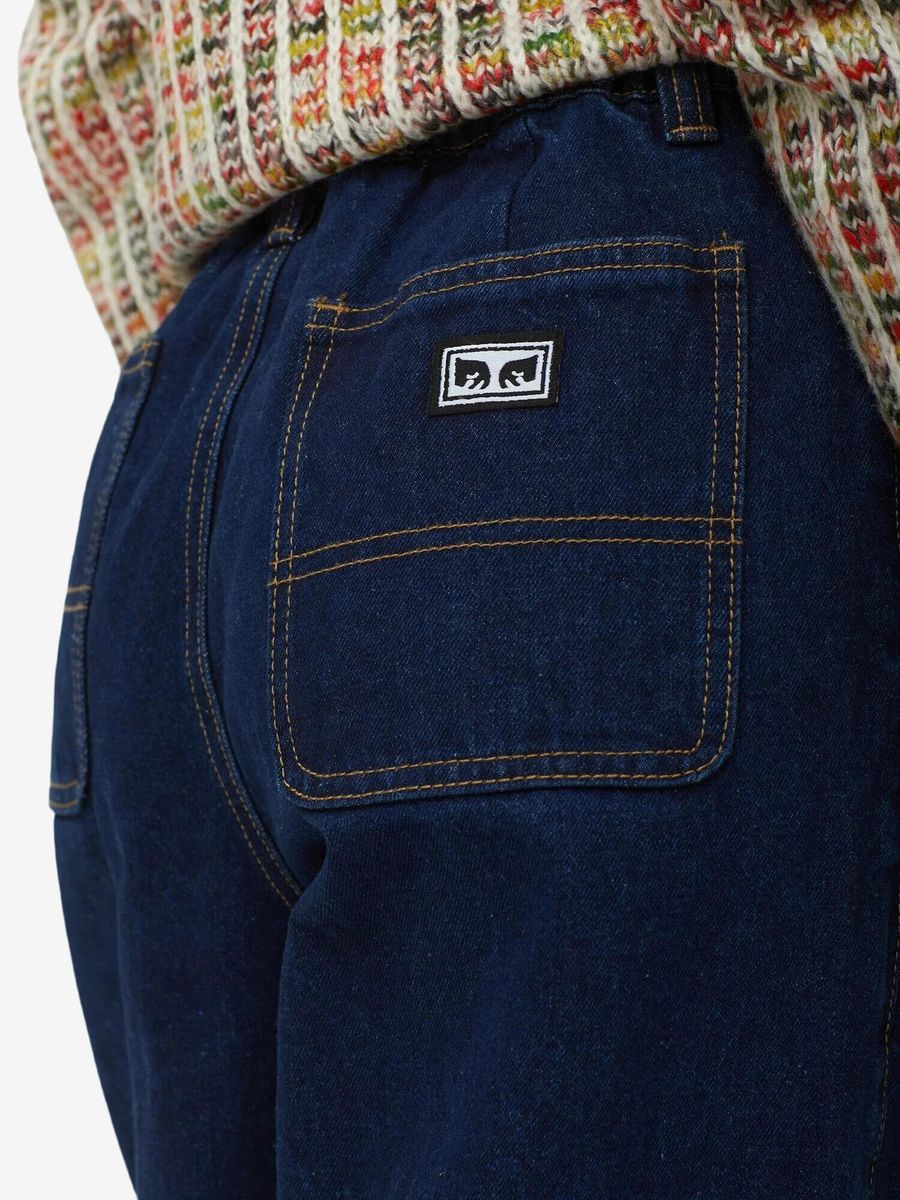 OBEY — Джинсы W Leah Baggy Denim Rinse
