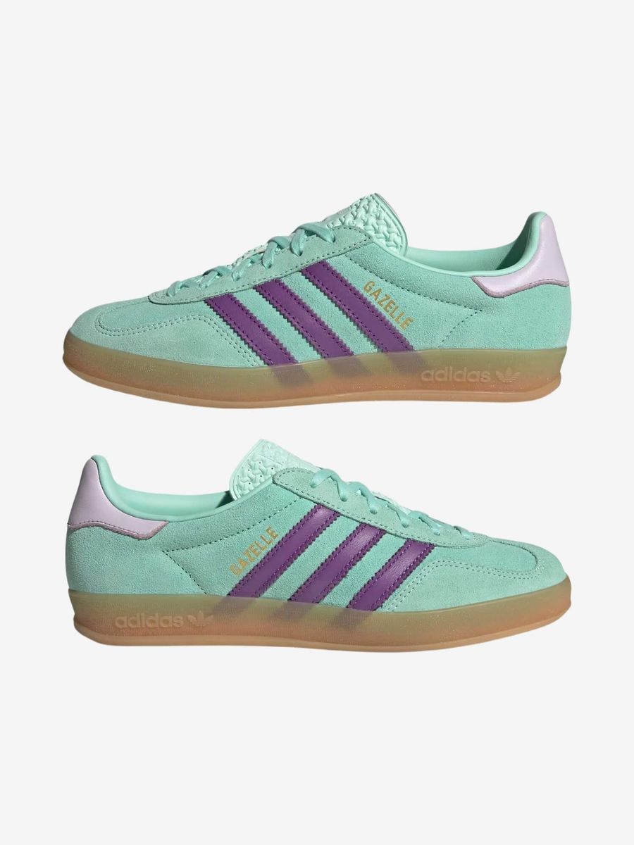 ADIDAS ORIGINALS — Gazelle Indoor Clear Mint/Active Purple