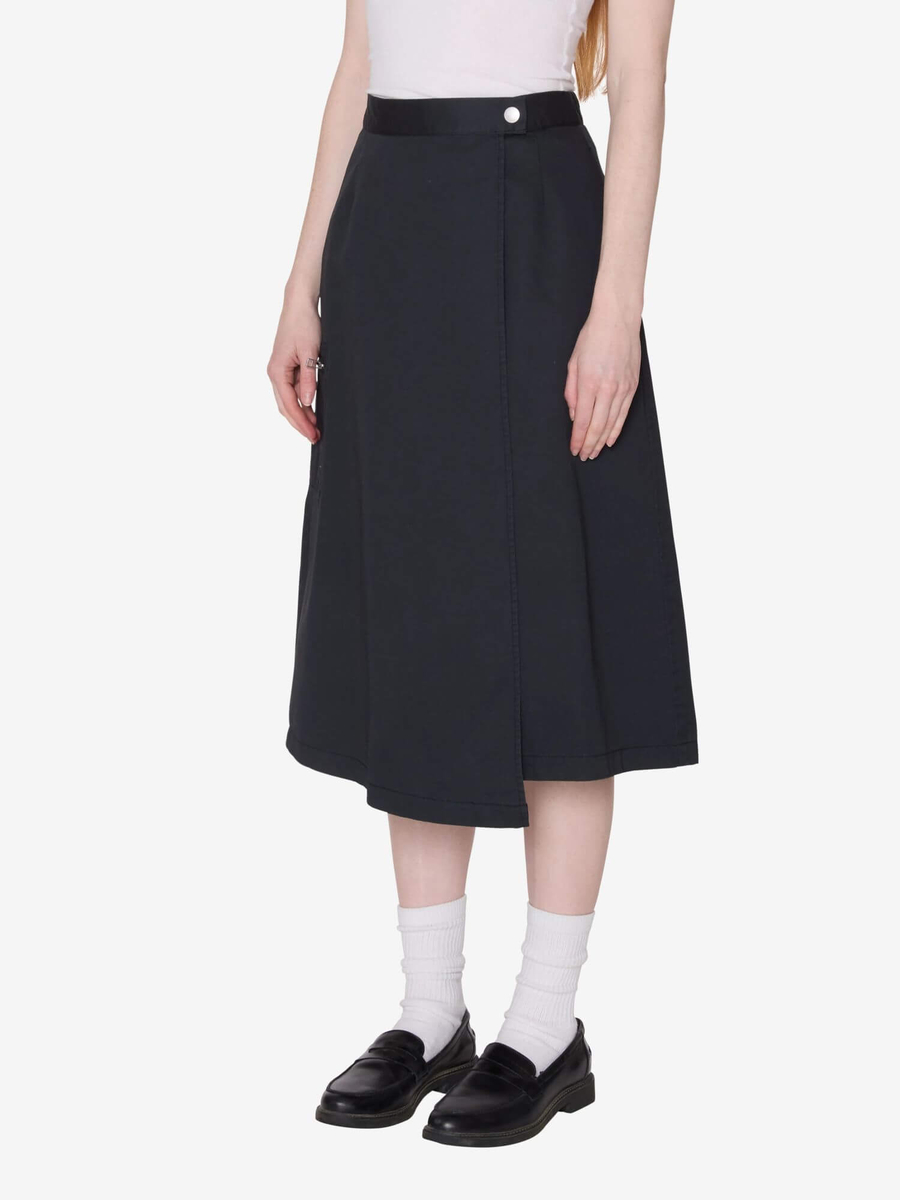 OBEY — Юбка W Arena Wrap Skirt Black