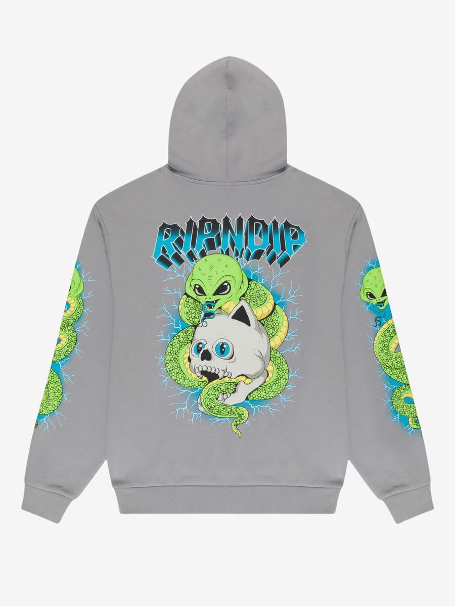 RIPNDIP — Худи Skull & Bones Charcoal