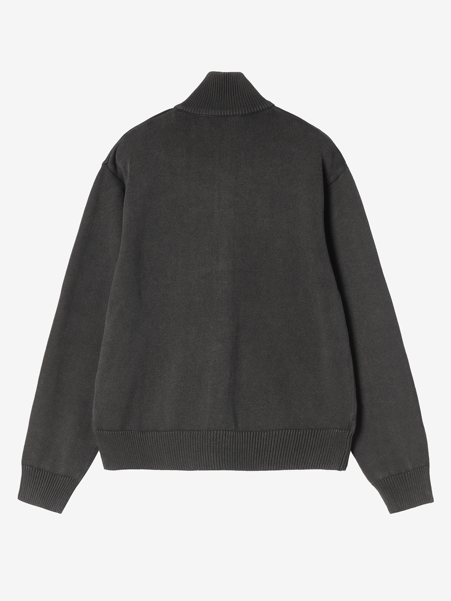 CARHARTT WIP — Свитер вязаный Zip W Kori Sweater Black (Garment Dyed)