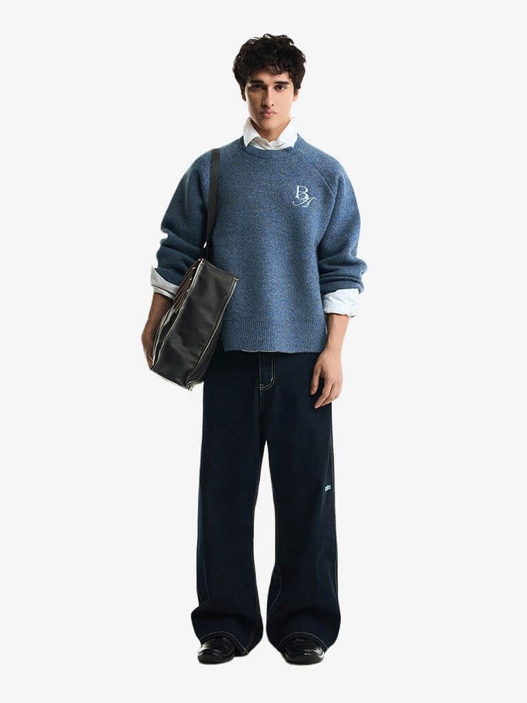 BRÛLER D’AMOUR — Свитер Sweater Mosaïque Blue