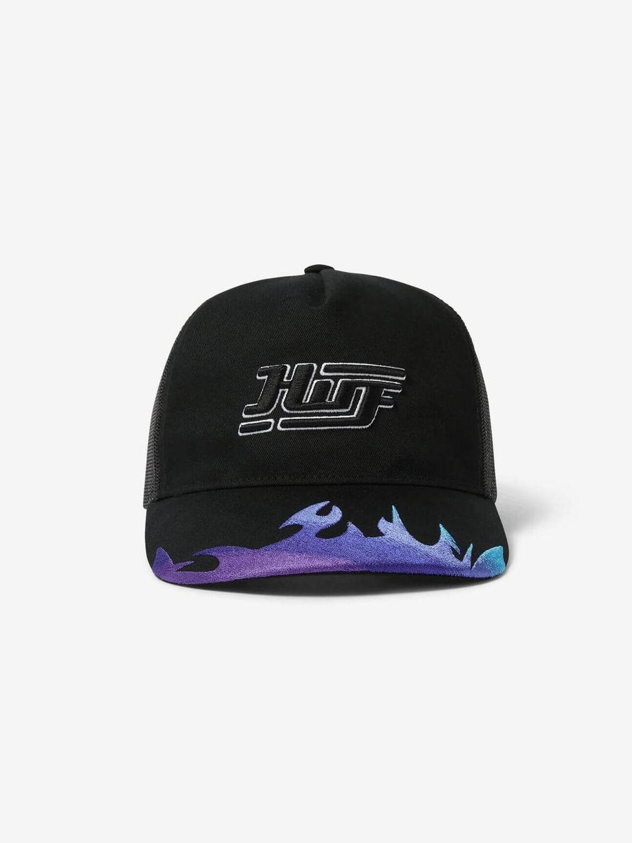 HUF — Кепка Exhaust Trucker Black