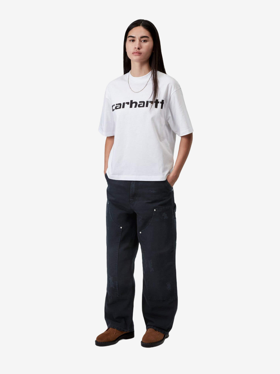 CARHARTT WIP — Джинсы W Brandon Double Knee Black (Grind Wash)