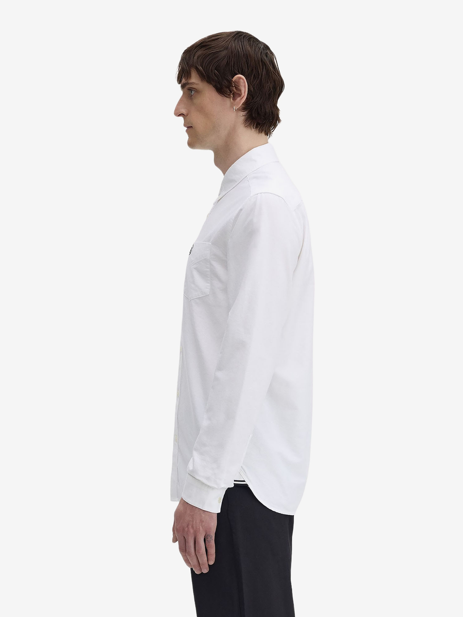 FRED PERRY — Рубашка Oxford Laurel White