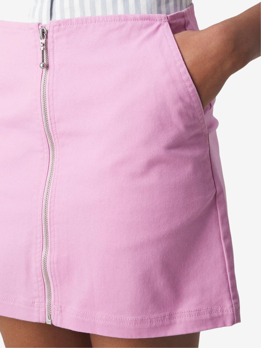 OBEY — Юбка W Lousie Zip Skirt Pastel Lavender