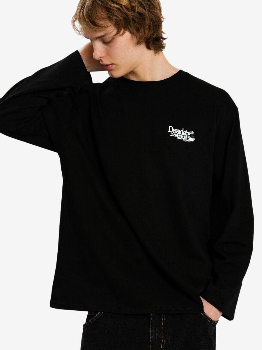 DISSIDENT — Лонгслив Dinner Together Longsleeve Black