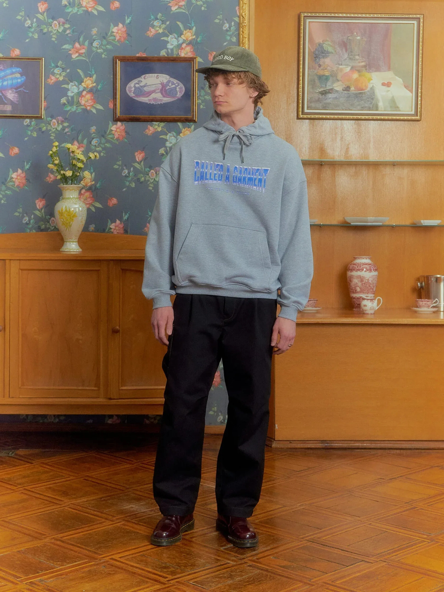 CALLED A GARMENT — Худи Frozen One Серый меланж