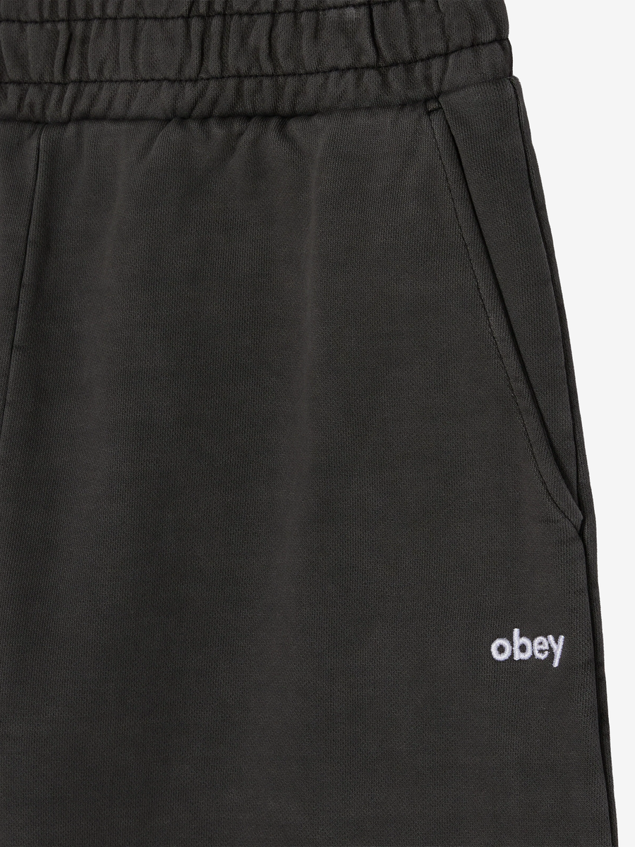 OBEY — Штаны Lowercase Straight Leg Sweatpant Pigment Digital Black