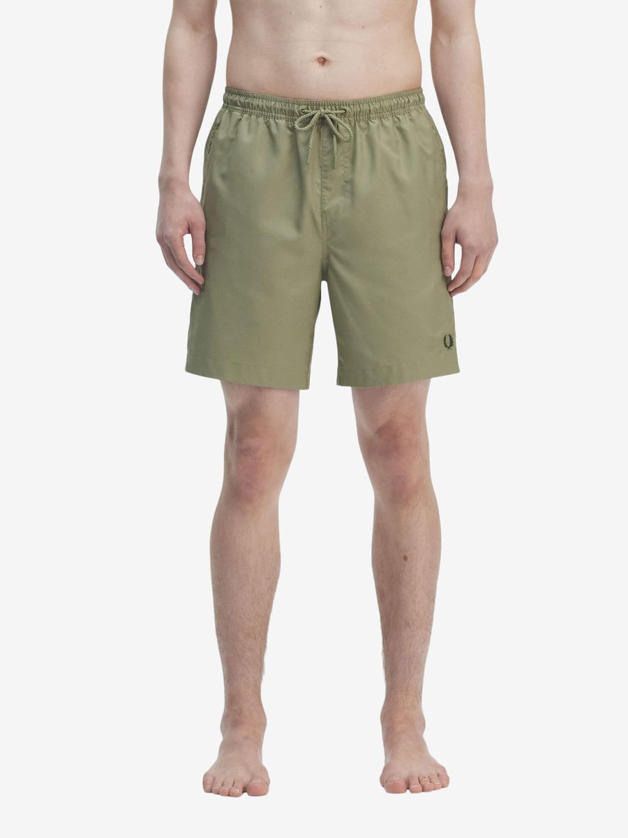 FRED PERRY — Шорты Classic Swimshorts Olive Mint