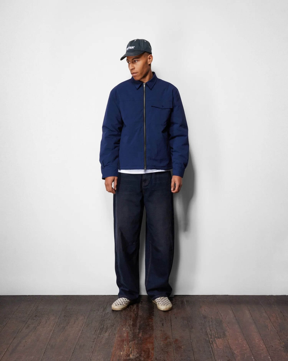 BUTTER GOODS — Джинсы Wide Cut Denim Jeans Tinted Dark Indigo