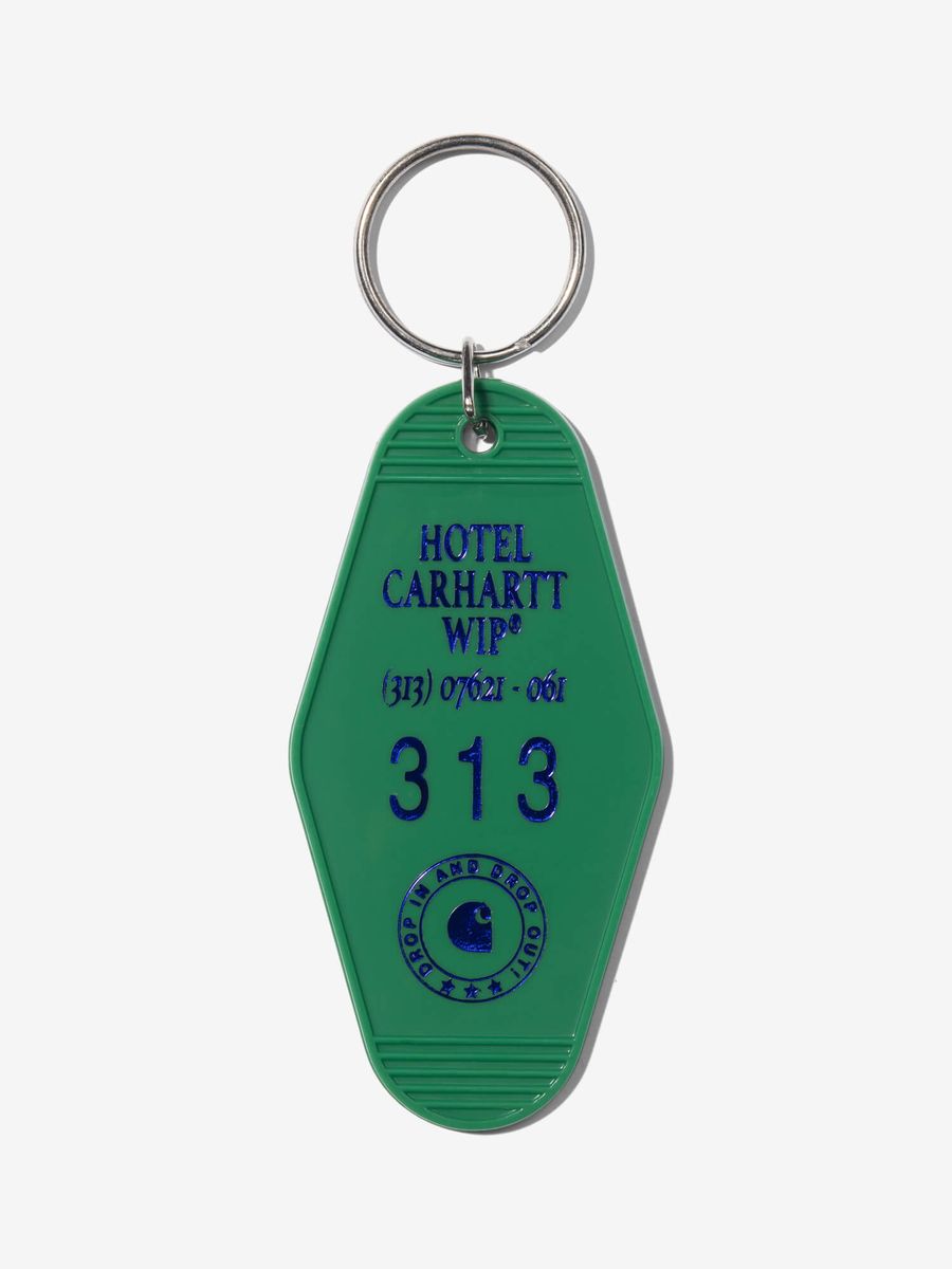 CARHARTT WIP — Брелок Hotel Keys Keychain Aspen Green/Aura