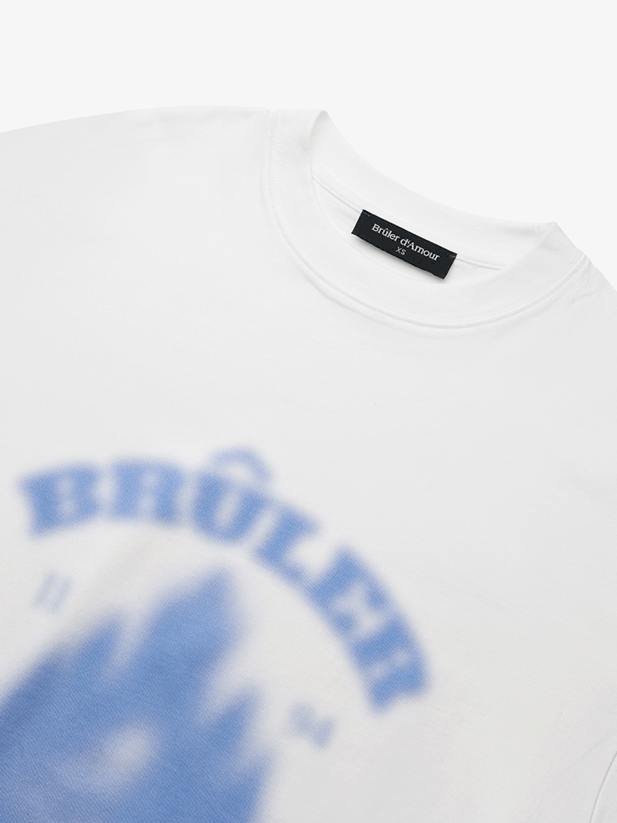 BRÛLER D’AMOUR — Футболка T-shirt Замок/Château White