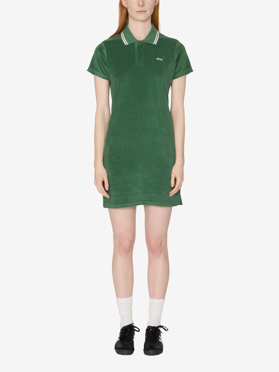 OBEY — Платье W Lucia Polo Dress Green