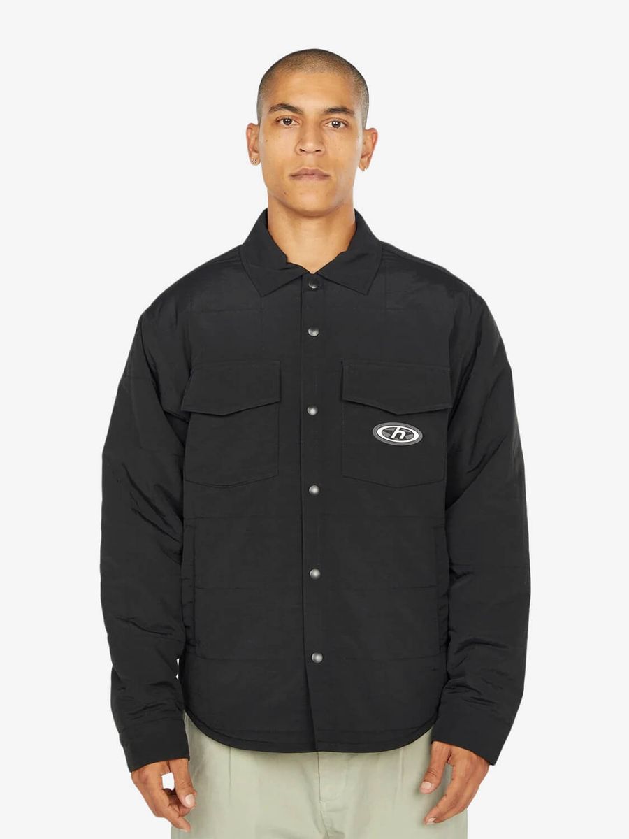 HUF — Рубашка Villard Shacket Black