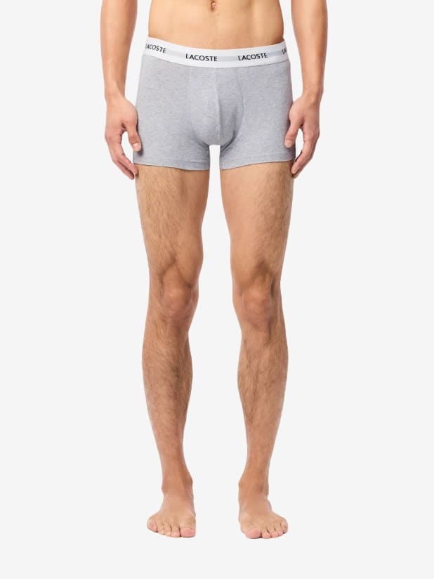 LACOSTE — Комплект Трусов Boxers Black/Grey/White