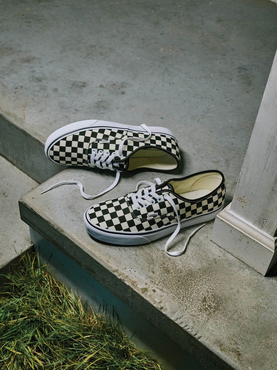 VANS — Обувь Authentic Checkerboard Black/White