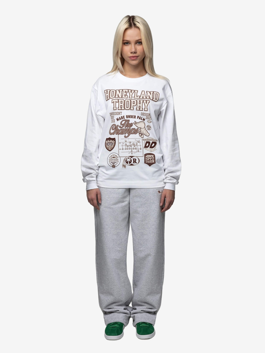 DISSIDENT — Лонгслив Trophy ss25 White