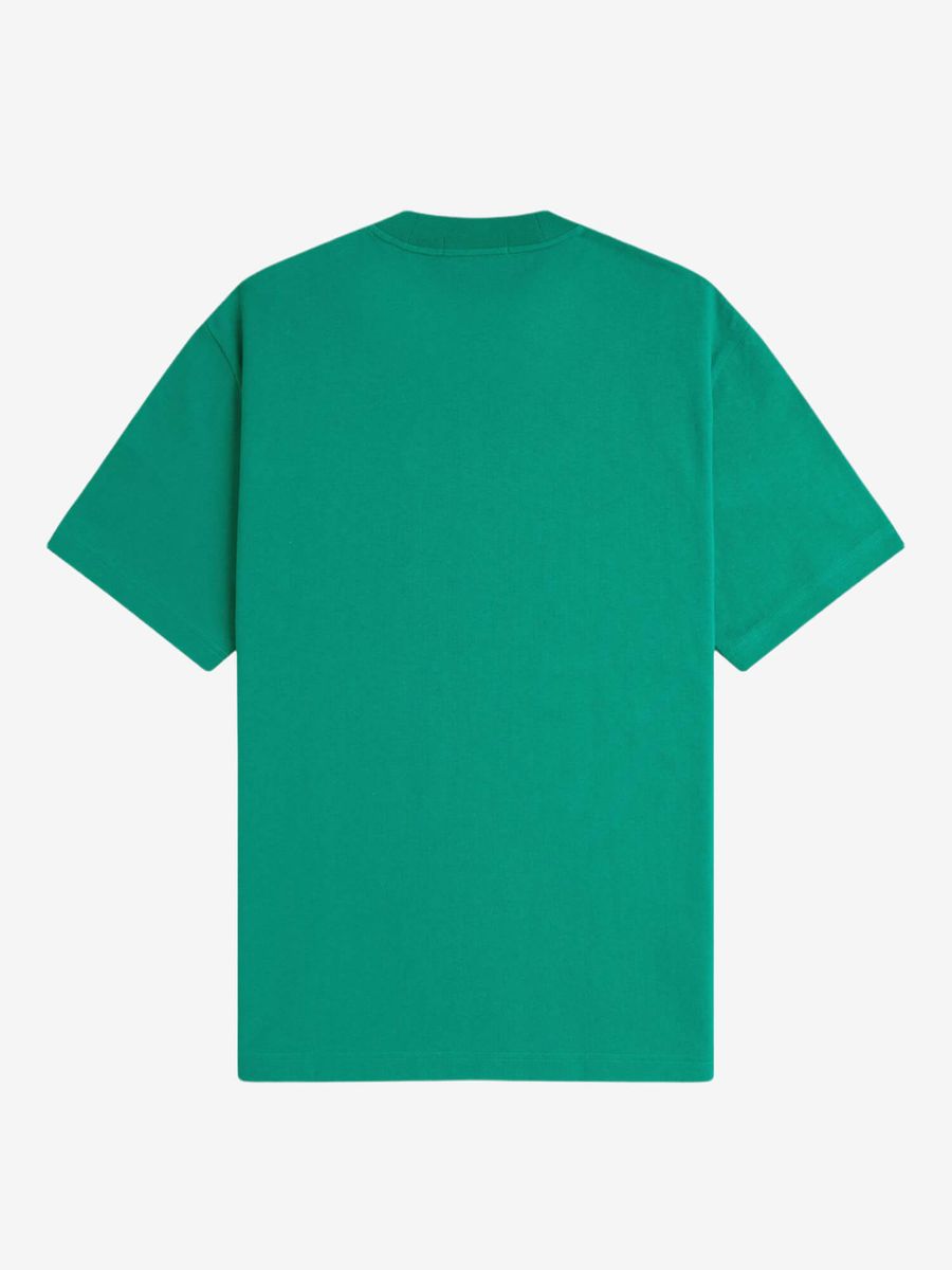 FRED PERRY — Футболка Relaxed 1952 Label Green