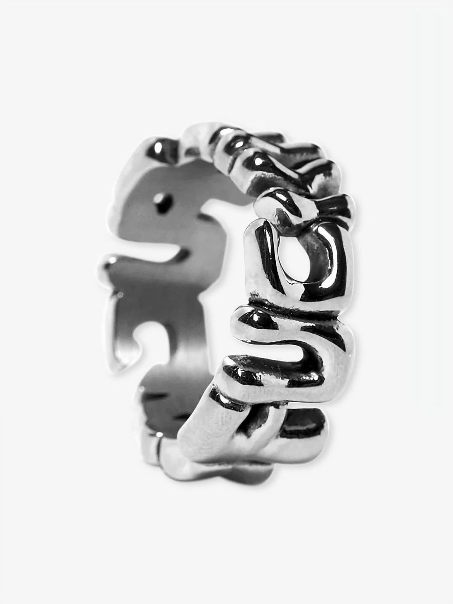 HUF — Кольцо F_ck It Warped Ring Silver