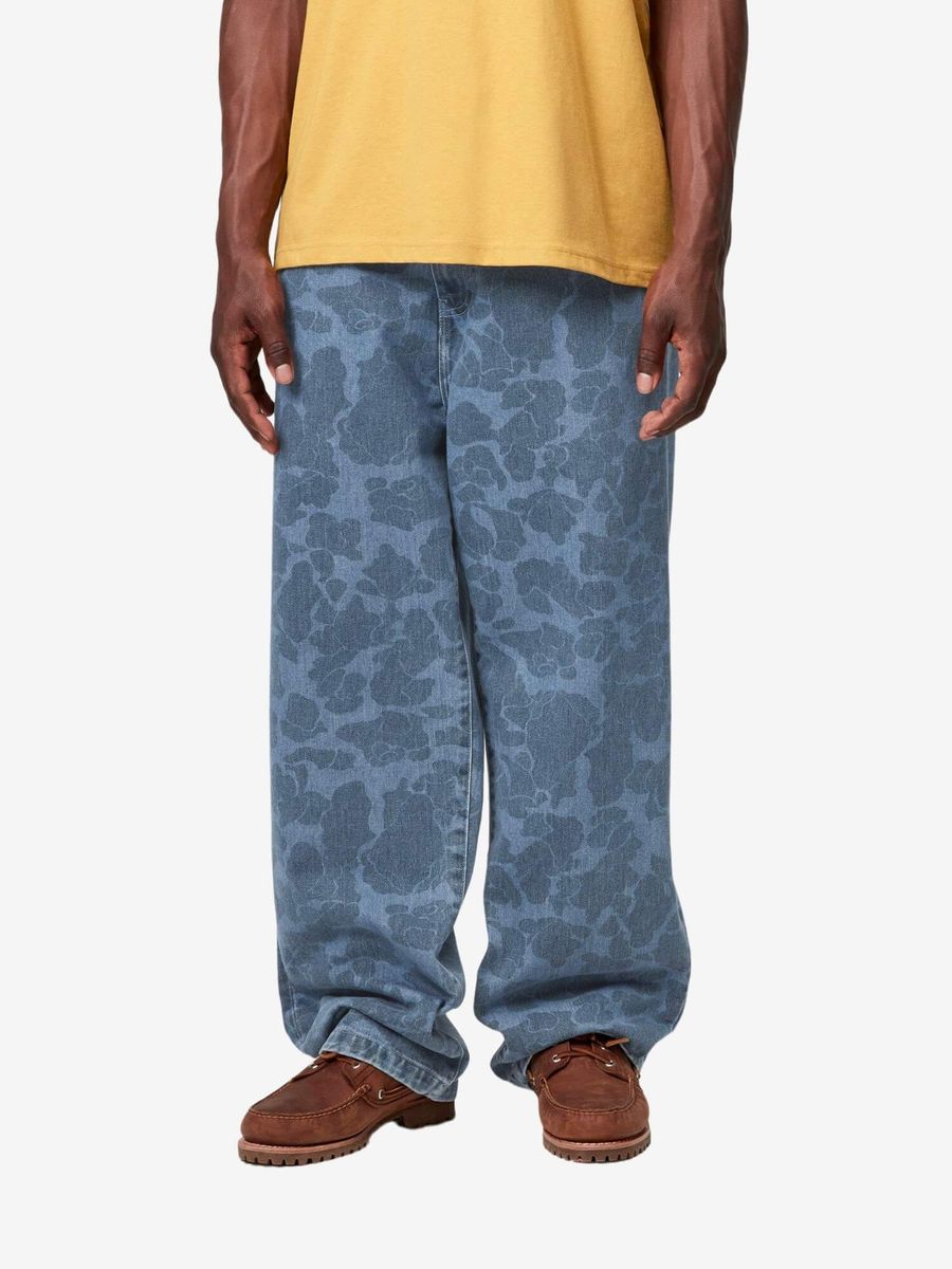 CARHARTT WIP — Джинсы Duck Landon Camo Blue (Bleached)