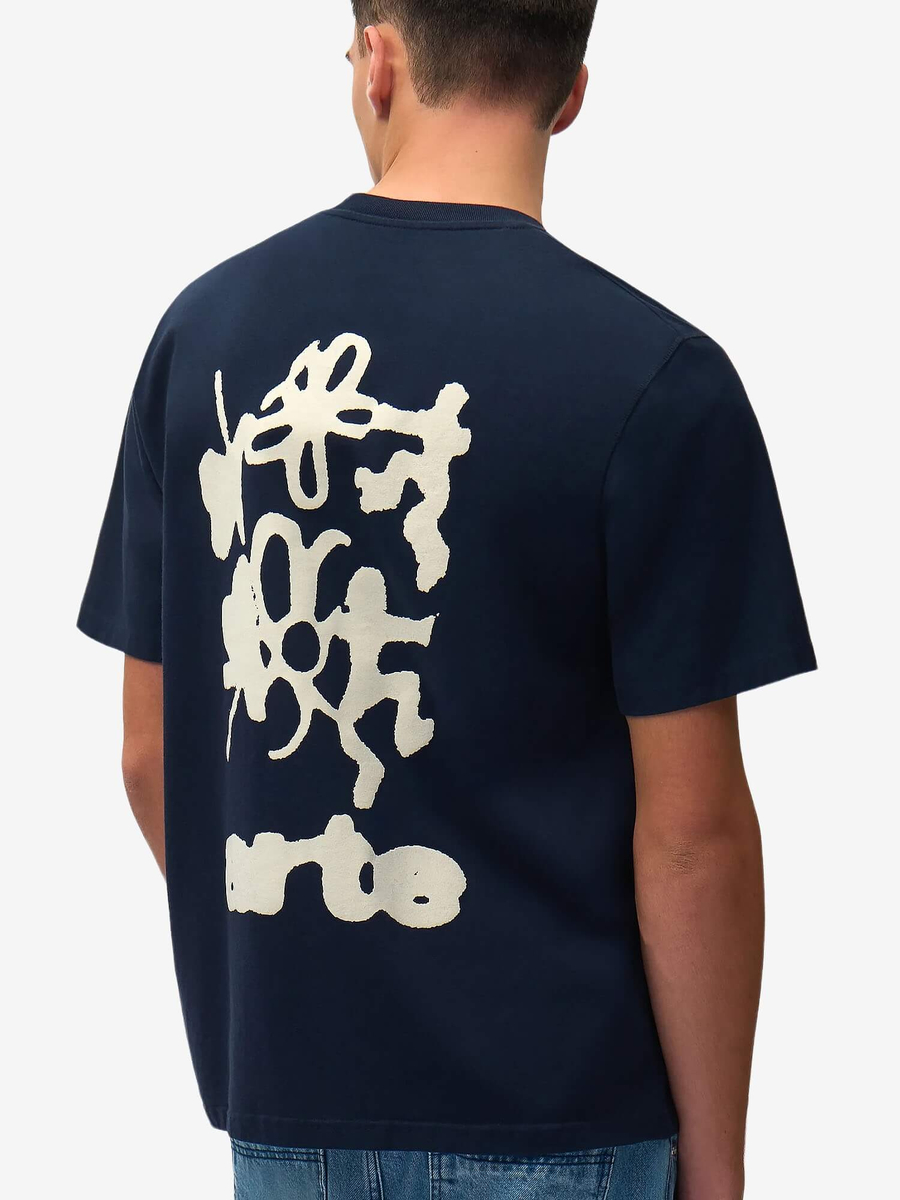 ARTE ANTWERP — Футболка  Blurry Back Print Navy