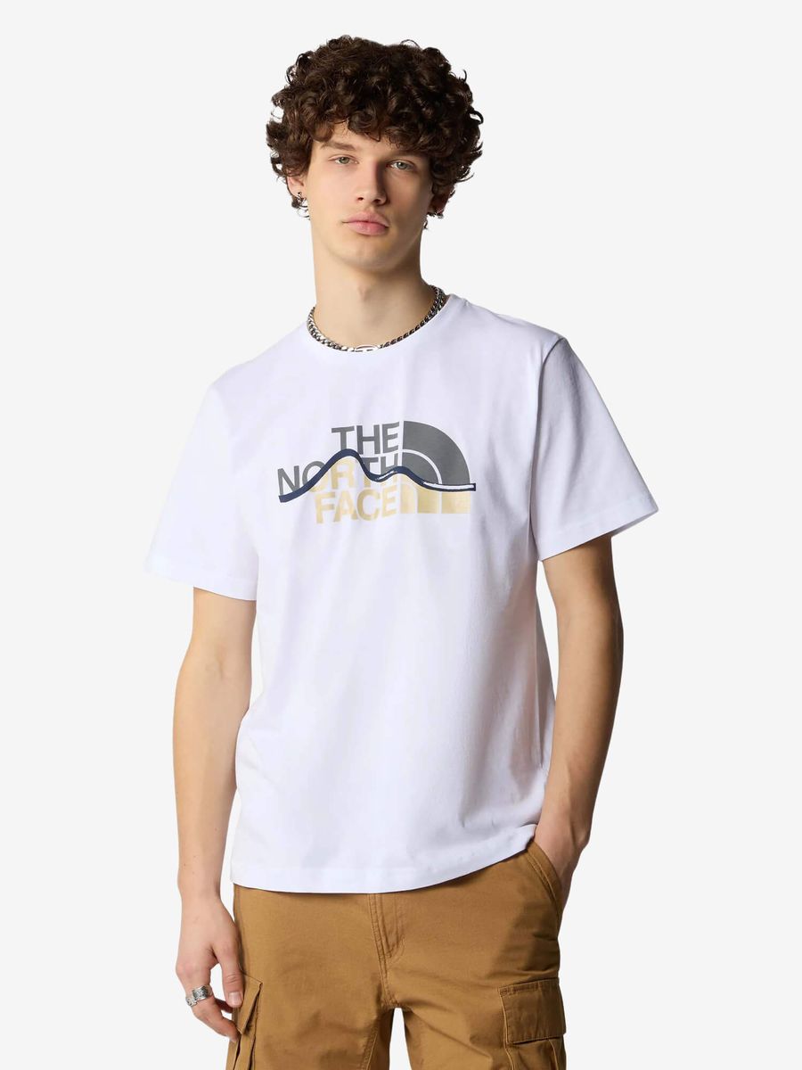 THE NORTH FACE — Футболка Mountain Line White
