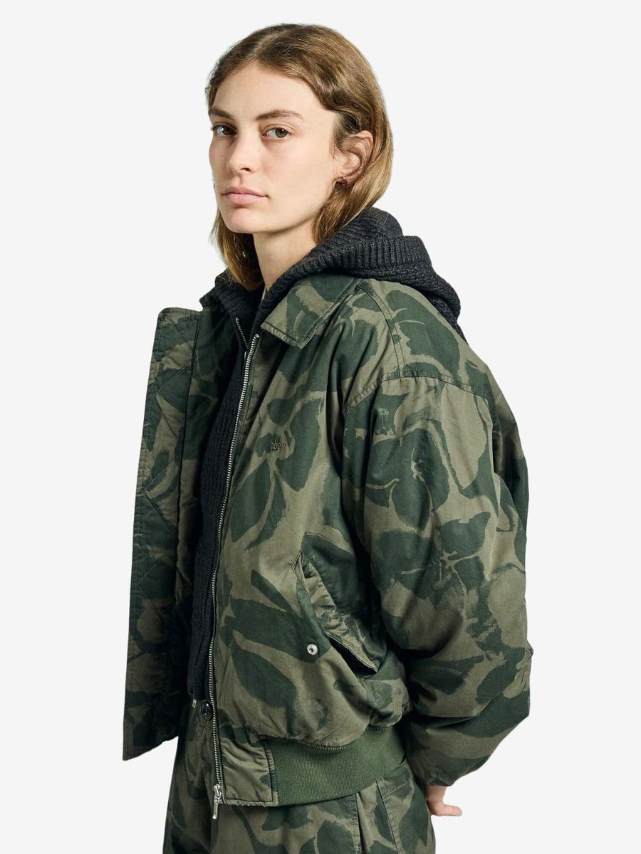 OBEY — Куртка W Florien Bomber Green Multi