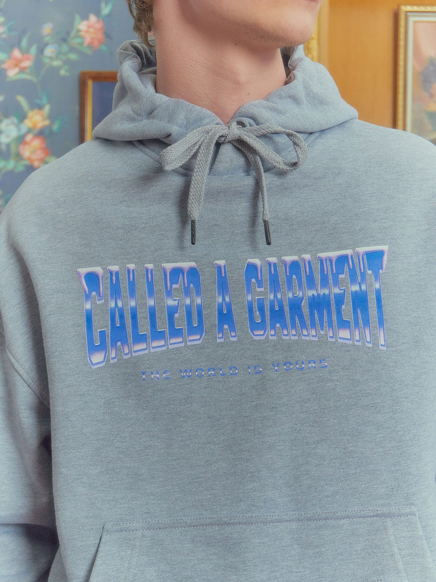 CALLED A GARMENT — Худи Frozen One Серый меланж