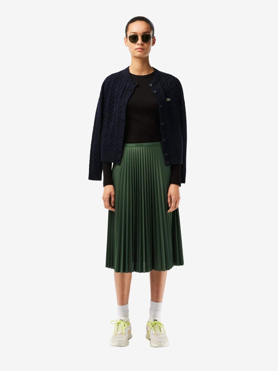 LACOSTE — Лонгслив W Slim Fit Black