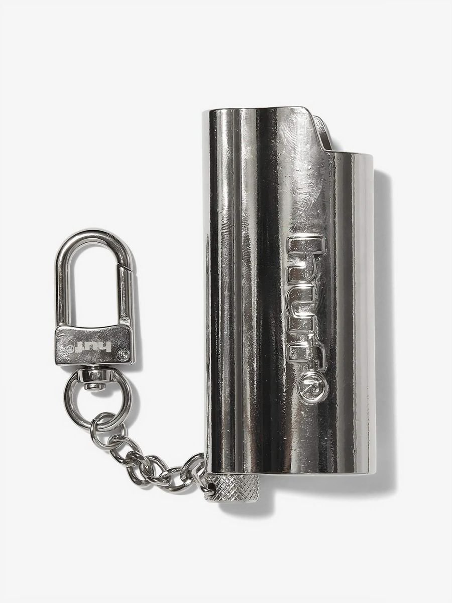 HUF — Чехол для зажигалки Burner Lighter Sleeve Keychain Silver