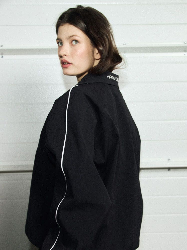 BRÛLER D’AMOUR — Куртка Windbreaker "Désordre" Black