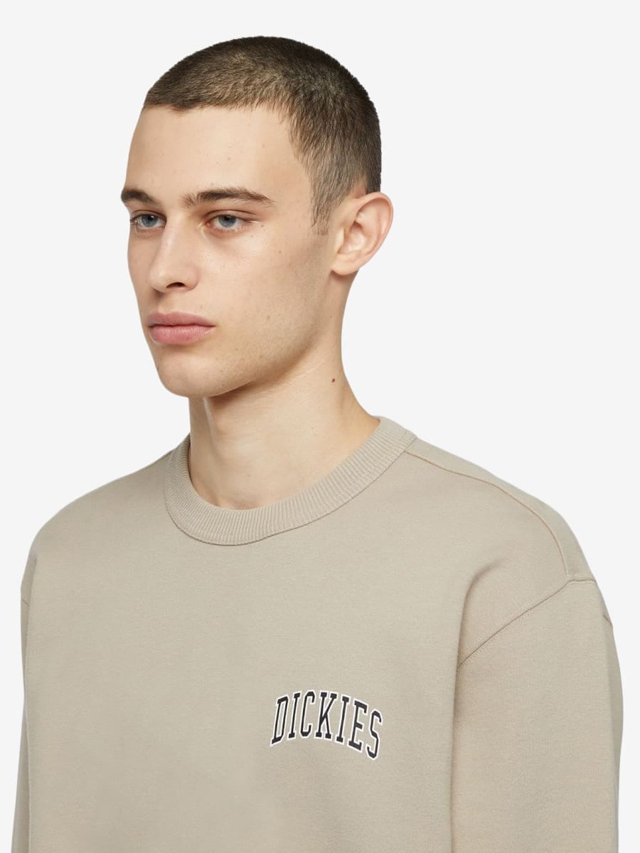 DICKIES — Свитшот Aitkin Chest Sweat Sandstone