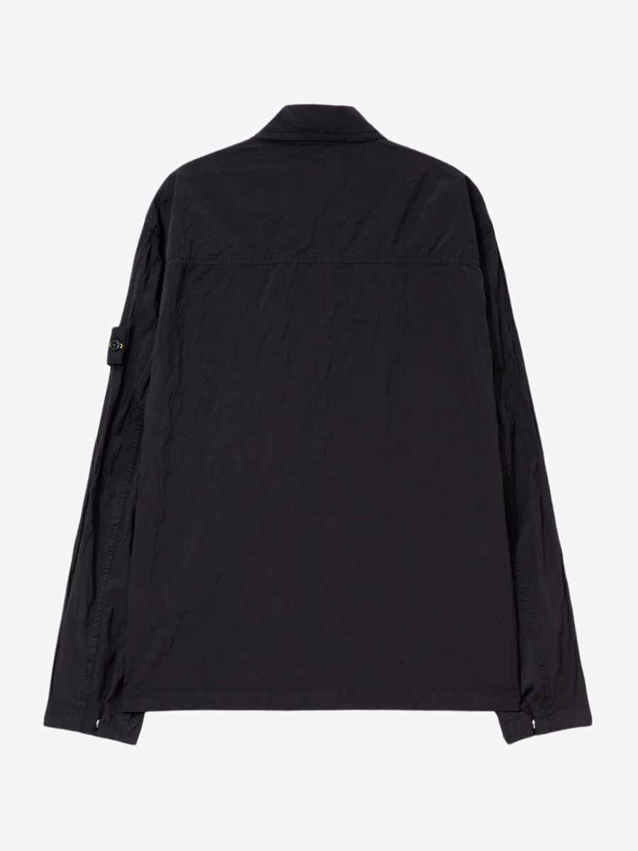 STONE ISLAND — Овершот Nylon Metal ECONYL Jacket Black