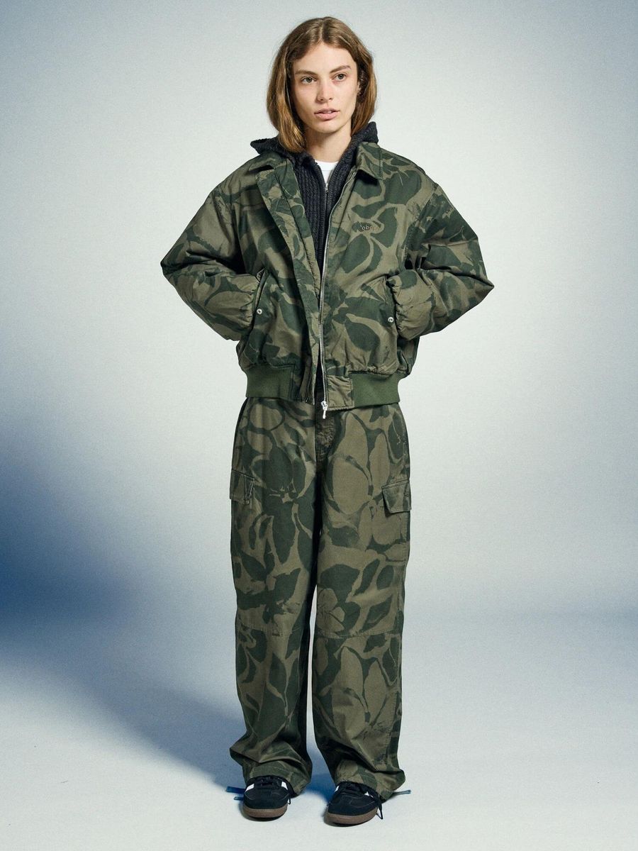 OBEY — Куртка W Florien Bomber Green Multi