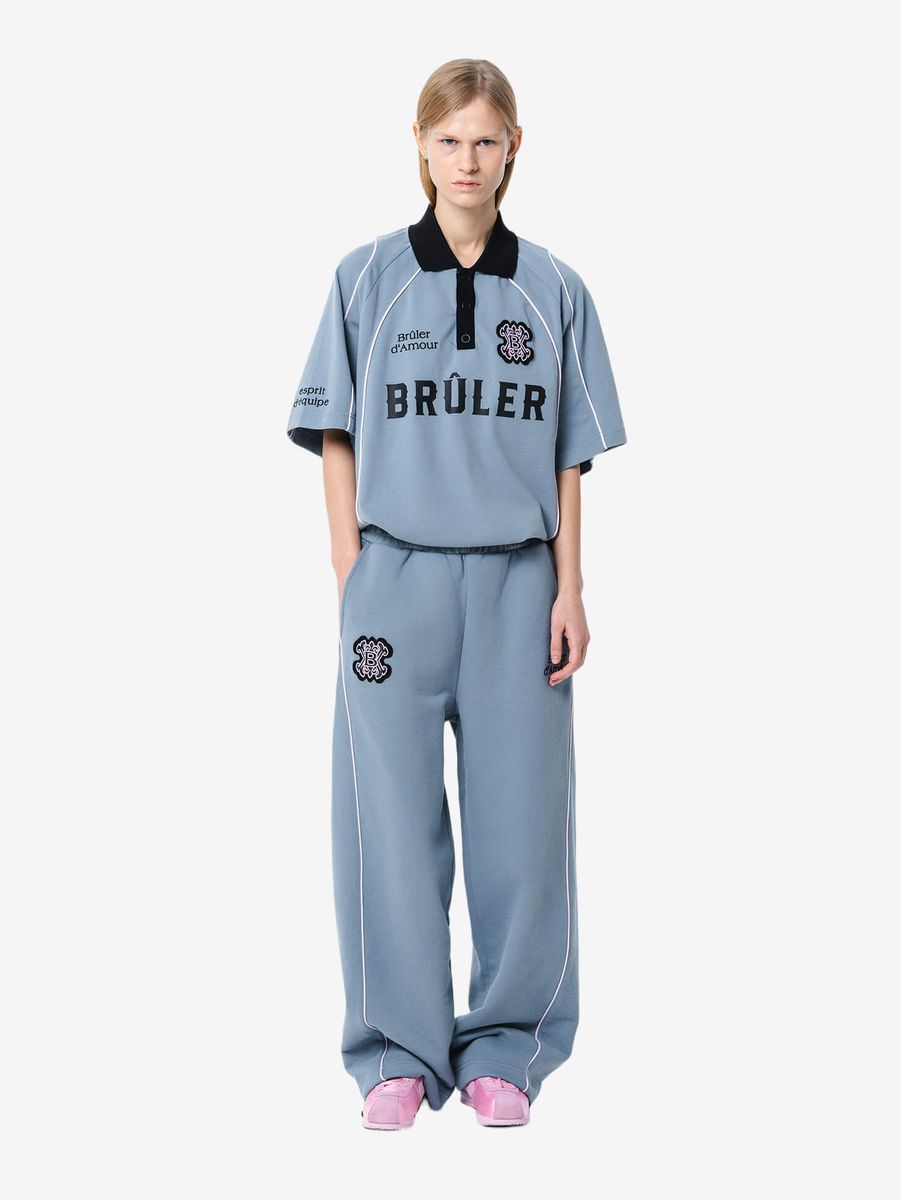 BRÛLER D’AMOUR — Штаны Foorball Esprit d'équipe Gray