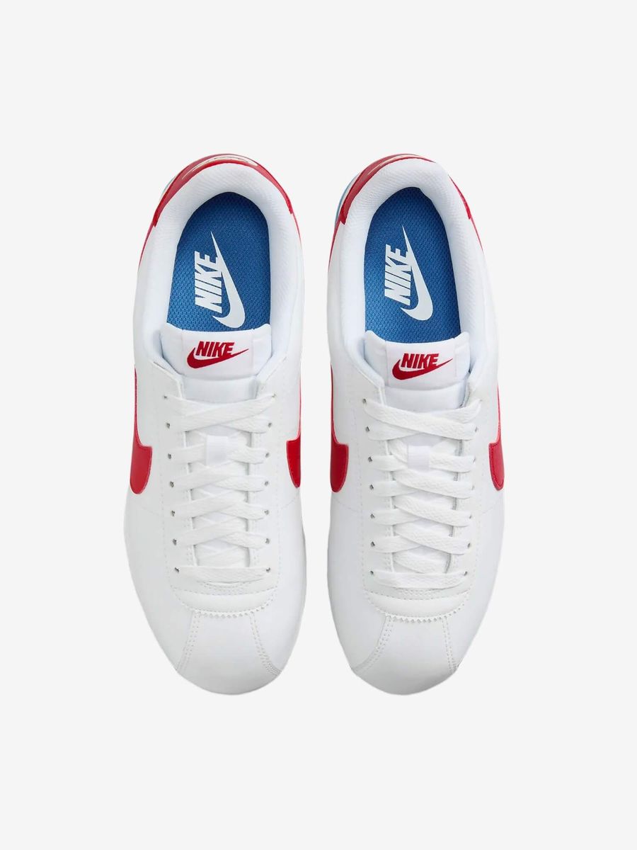 NIKE — Кроссовки W Cortez Leather White/Red/Blue