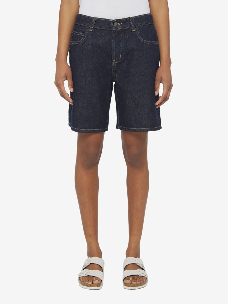 DICKIES — Шорты W Herndon Denim Rinsed