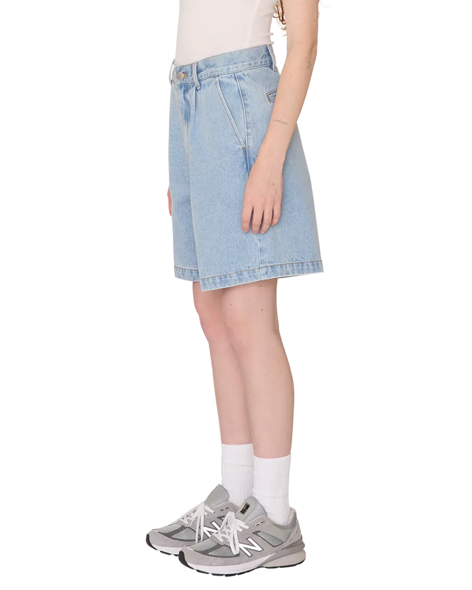 OBEY — Шорты W Eli II Plated Denim Short Cirrus