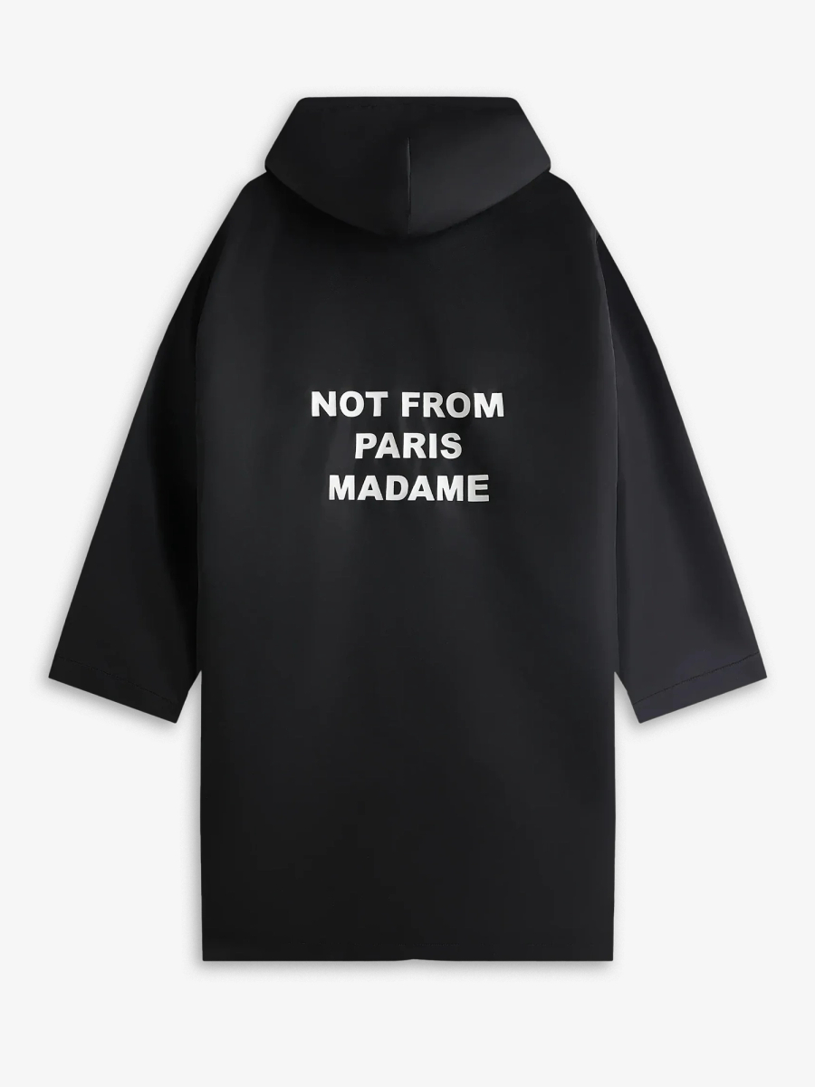 DRÔLE DE MONSIEUR — Куртка Slogan Parka Black