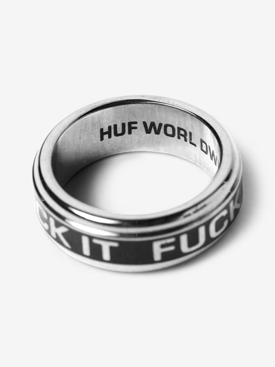 HUF — Кольцо Mono Ring Silver 7