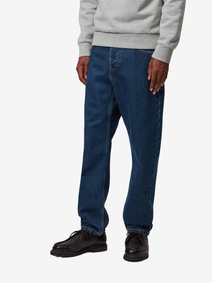 CARHARTT WIP — Джинсы Newel Blue (Stone Washed)