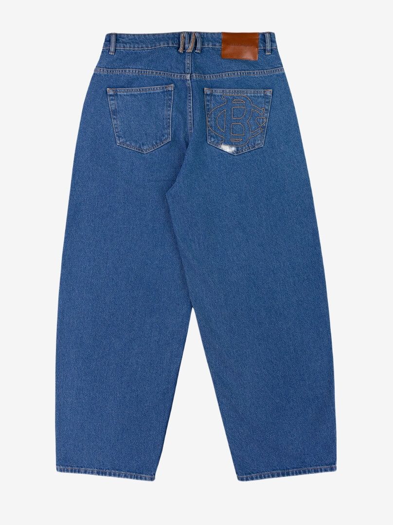 DISSIDENT — Джинсы Coat of Hearts Baggy Jeans Blue