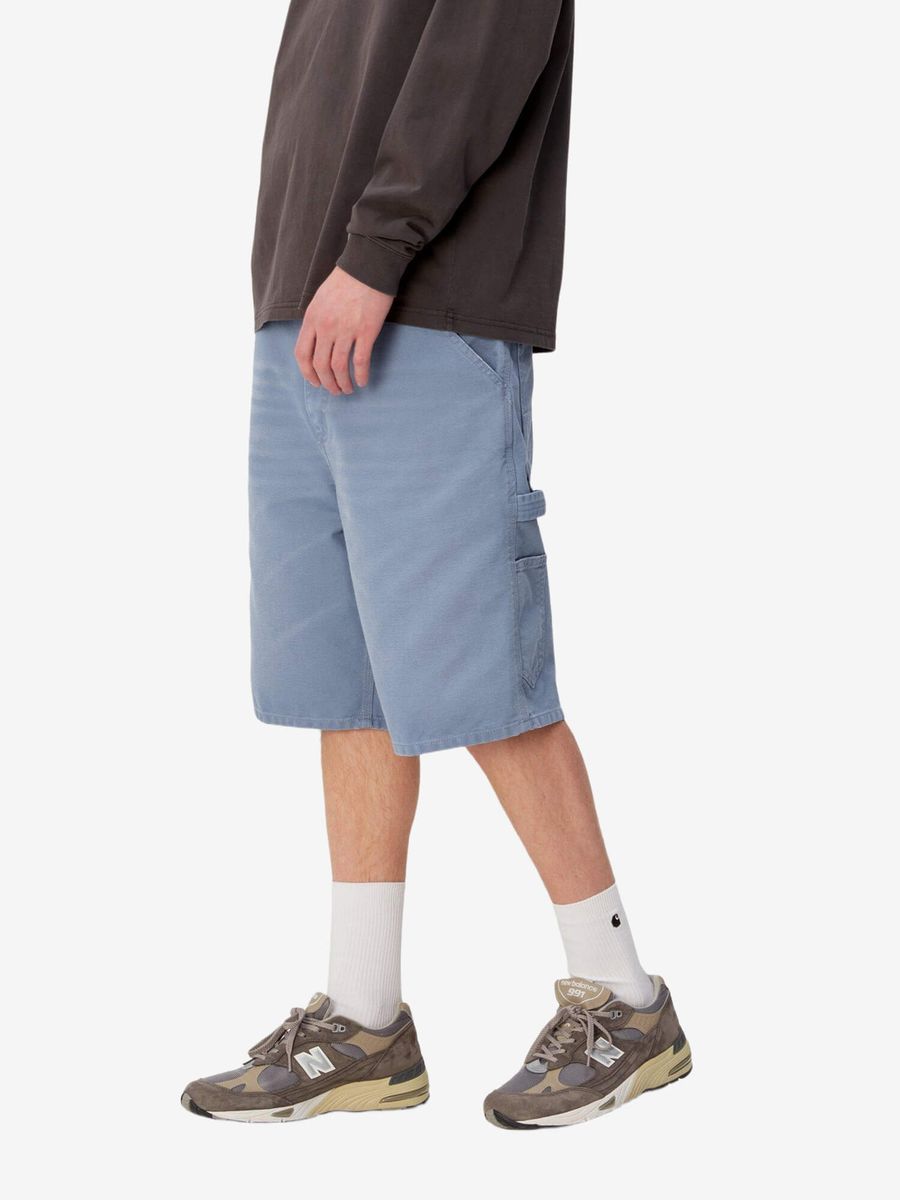 CARHARTT WIP — Шорты Single Knee Bay Blue (Aged Canvas)