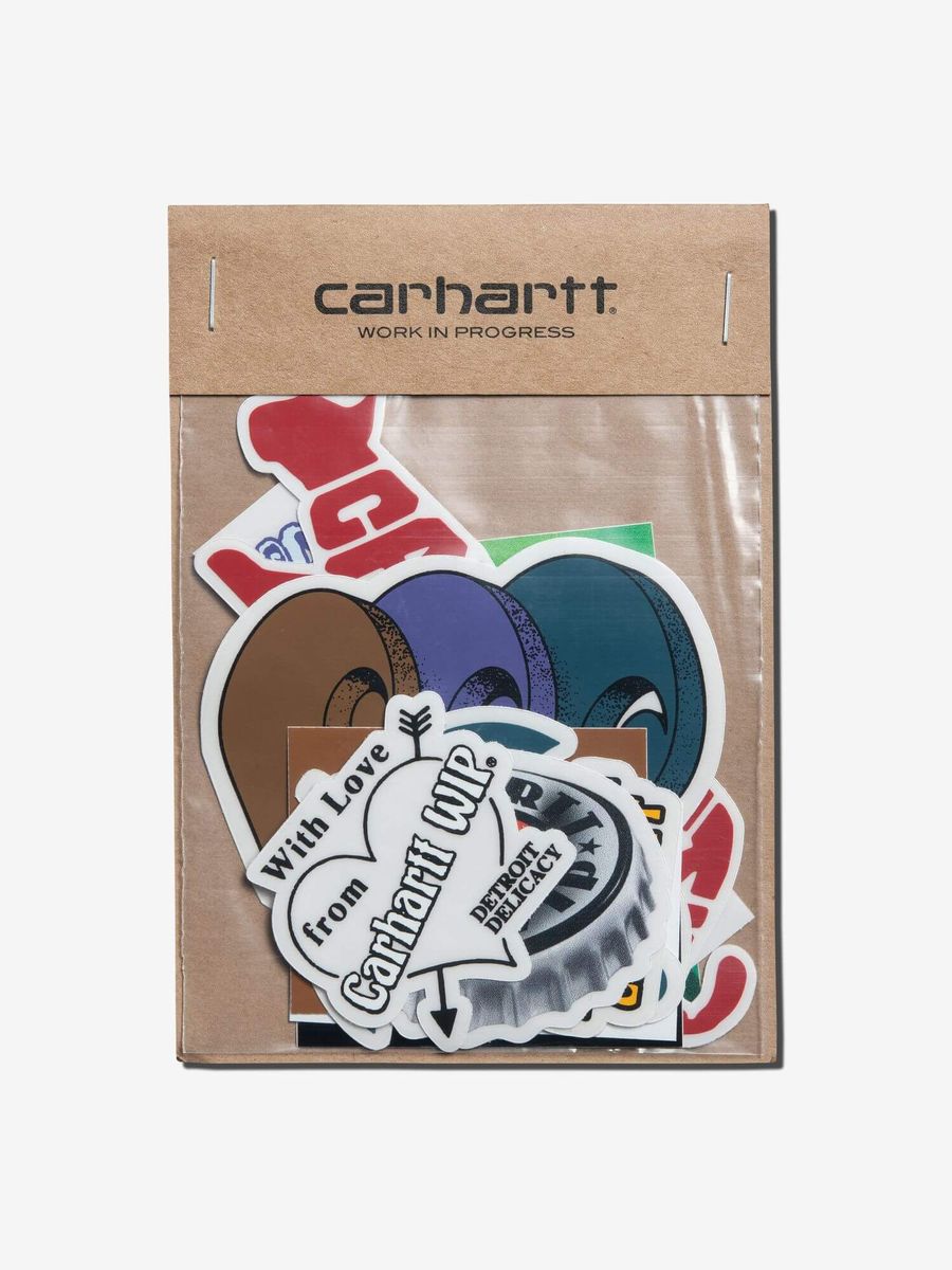 CARHARTT WIP — Стикерпак Sticker Bag (10x10 Pack) Multicolor FW25