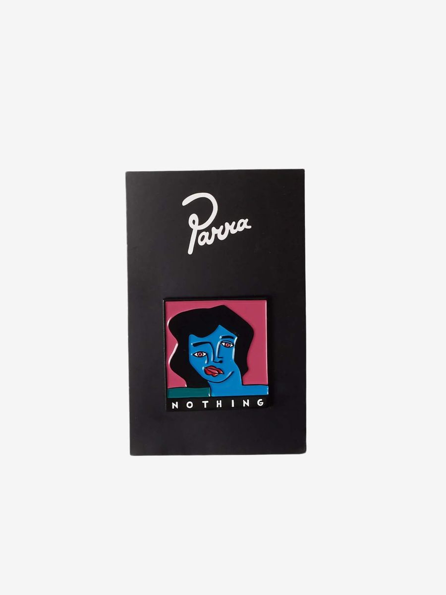 BY PARRA — Значок Nothing face enamel pin Pink