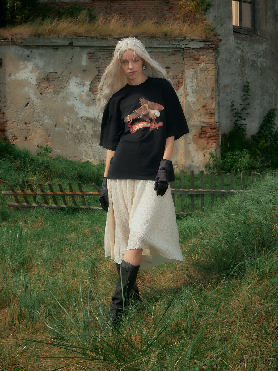 CALLED A GARMENT — Футболка Savage Freedom Черный