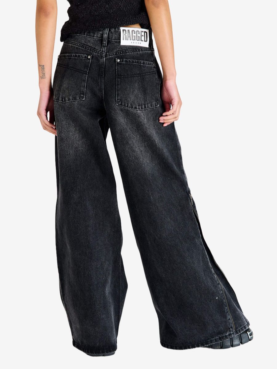 THE RAGGED PRIEST — Feral Zip Flares Charcoal